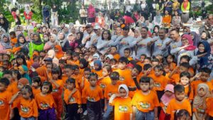 Pemkot Kota Kediri Mengadakan Lomba Mewarnai Melibatkan 250 anak Siswa Paud dan TK Se-Kota Kediri