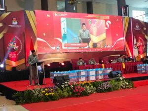 KPU Kabupaten Kediri Menggelar Rekapitulasi Hasil Perhitungan suara Tingkat Kabupaten Kediri Tahun 2024