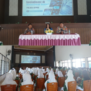 Polres Pare Kediri Gencarkan Sosialisasi Pemanfaatan AI di Kalangan Pelajar
